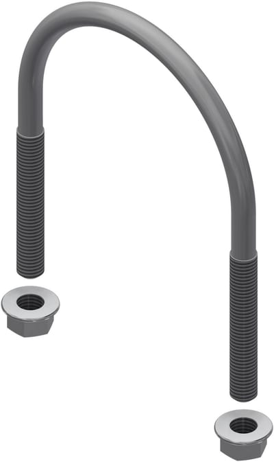 Øglænd System U-Bolt, M12, Stainless Steel