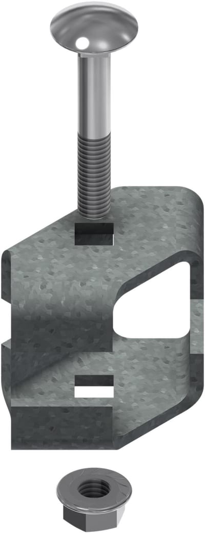 Øglænd System OE Fixing Clamp, 18 mm, Hot-Dip Galvanised