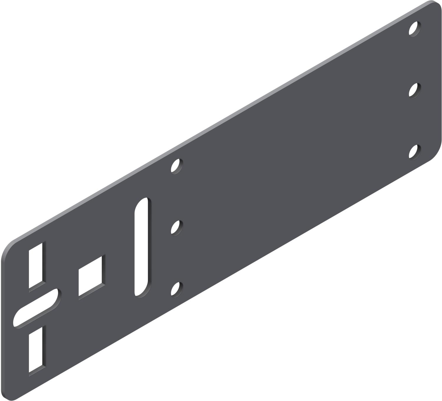 Øglænd System Plate, Stainless Steel