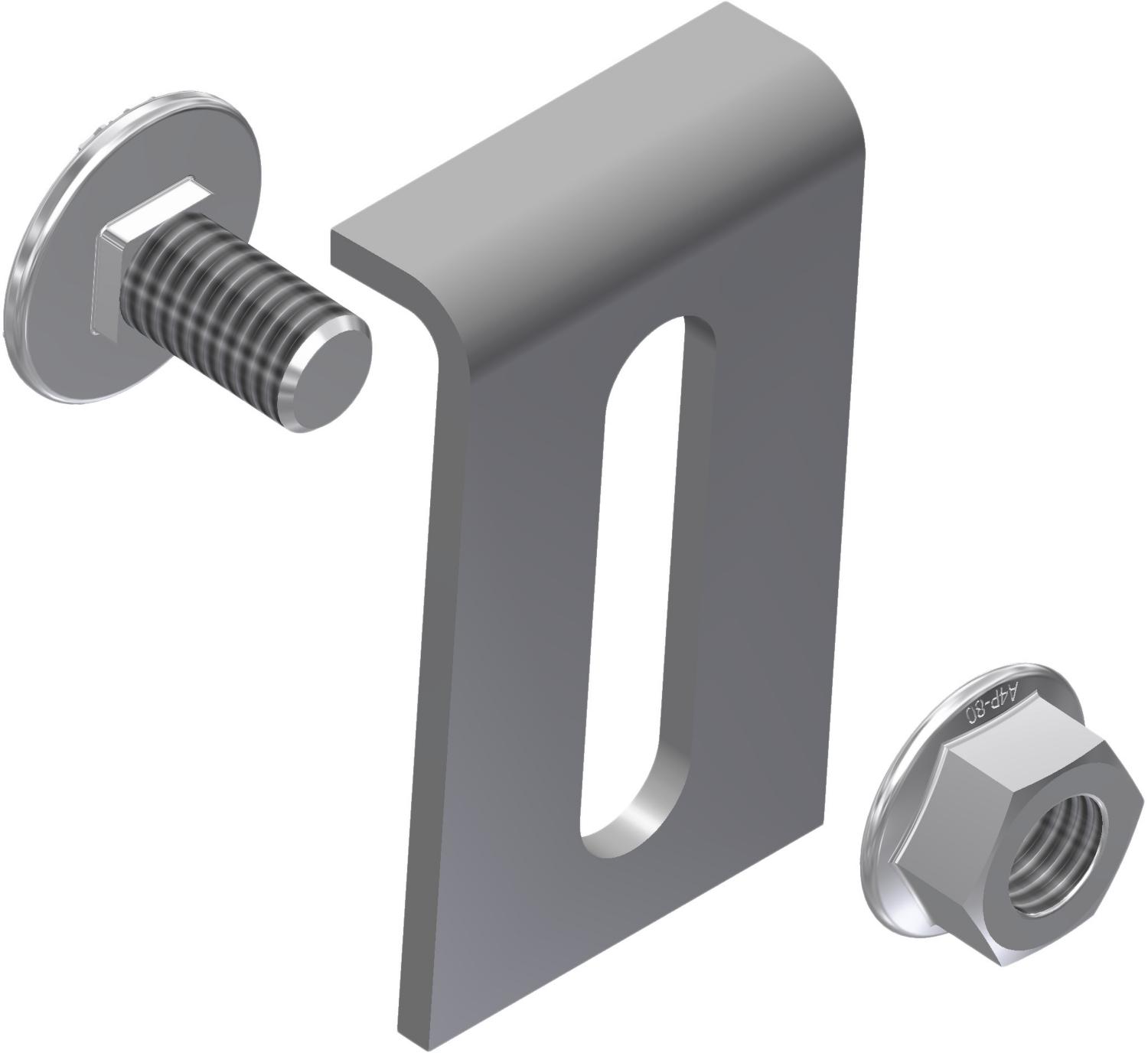 Øglænd System SPB40 Cover Clamp, Stainless Steel