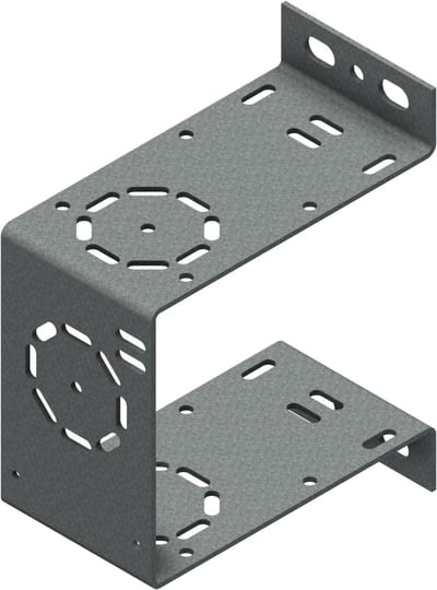 Øglænd System Speaker Bracket, 100 mm, Hot-Dip Galvanised