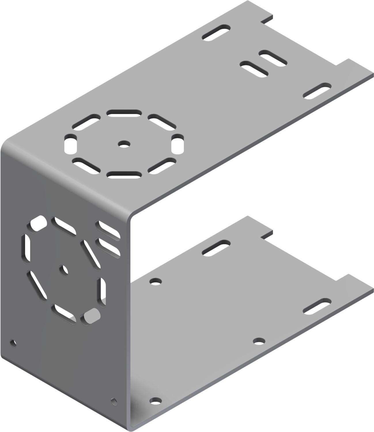 Øglænd System Speaker Bracket, 100 mm, Stainless Steel