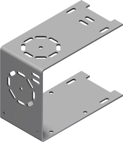 Øglænd System Speaker Bracket, 100 mm, Stainless Steel