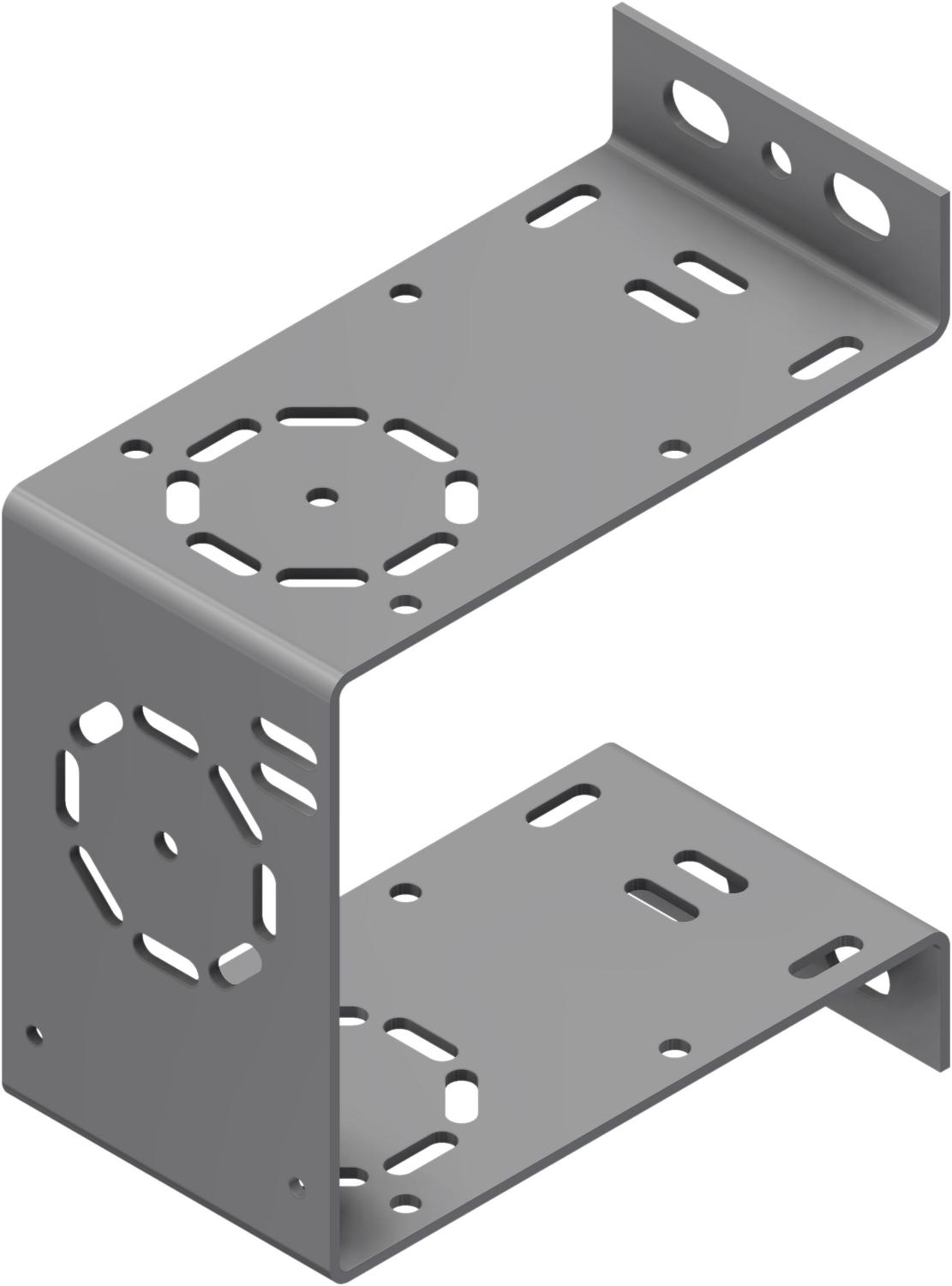 Øglænd System Speaker Bracket, 100 mm, Stainless Steel