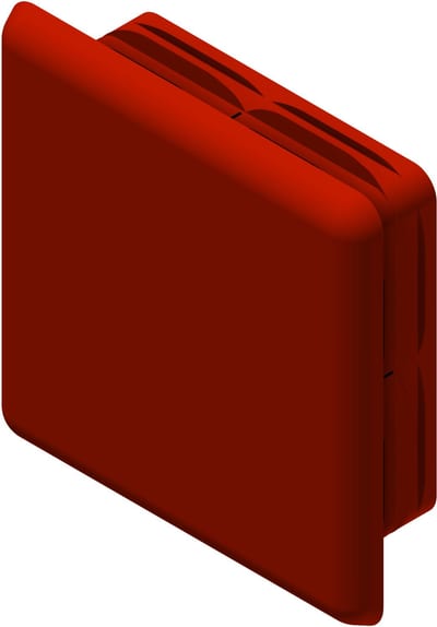 Øglænd System Mekano End Cover, 100 mm, 100 mm, TPV