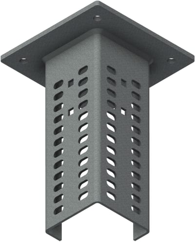 Øglænd System Mekano Starter Bracket, Hot-Dip Galvanised
