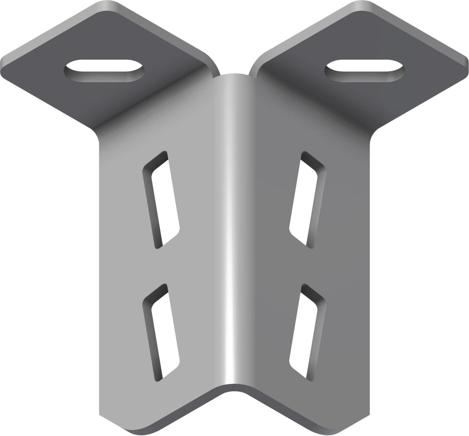 Øglænd System Mekano Starter Bracket, 125 mm, Stainless Steel