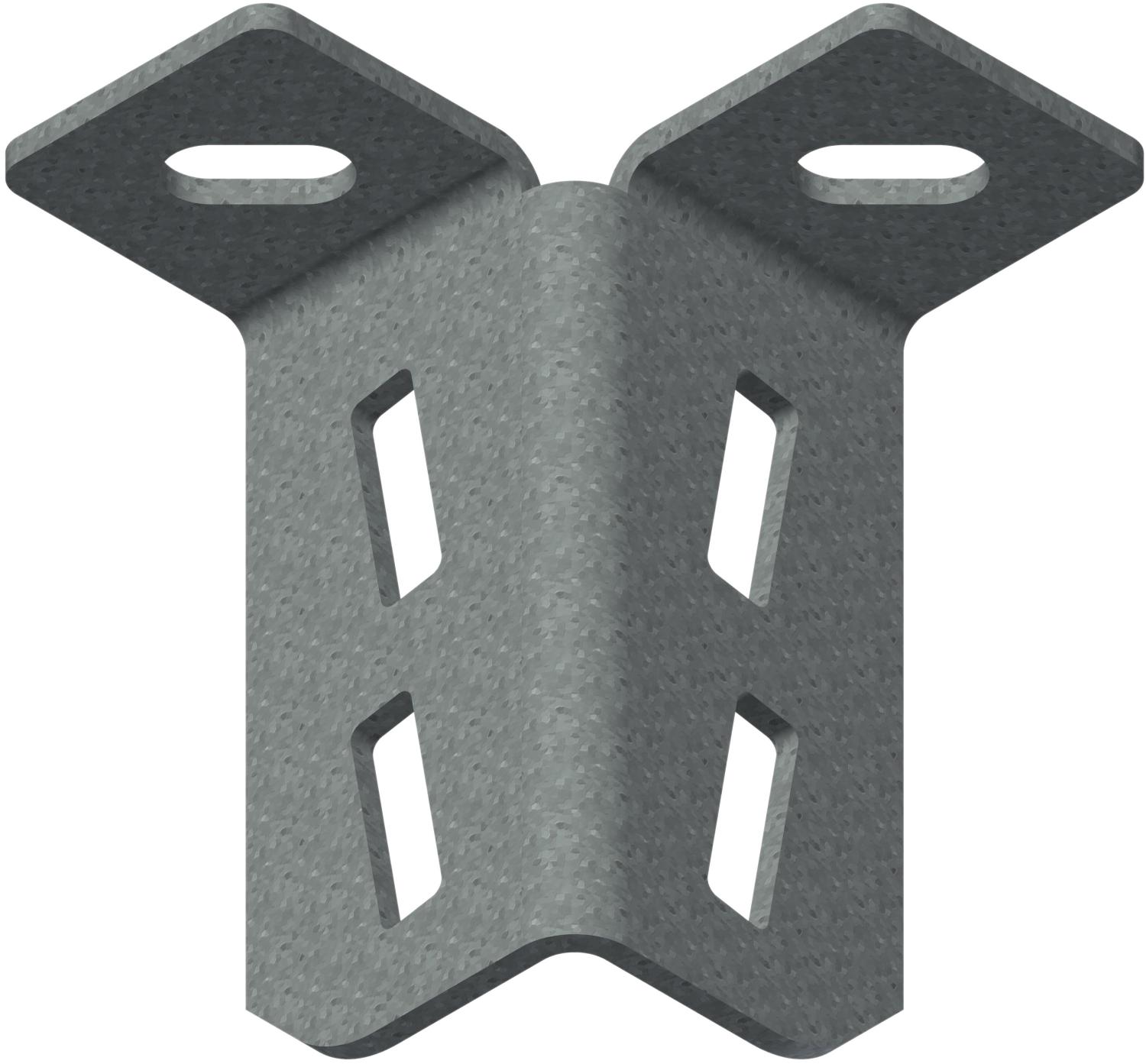 Øglænd System Mekano Starter Bracket, 125 mm, Hot-Dip Galvanised