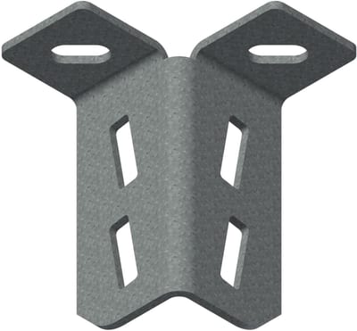 Øglænd System Mekano Starter Bracket, 125 mm, Hot-Dip Galvanised