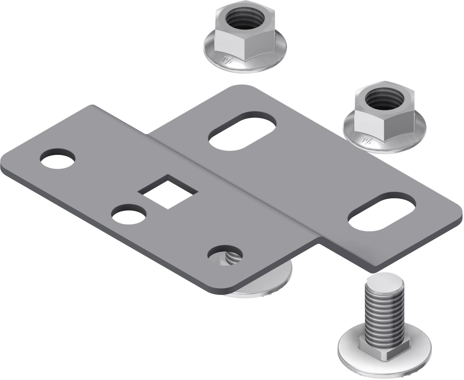 Øglænd System OE100 Luminaire Fixing, 89.5 mm, Stainless Steel