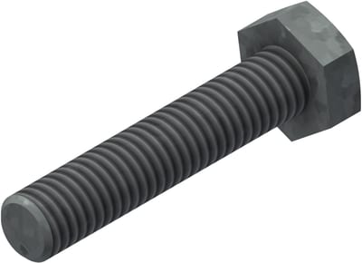 Øglænd System Hexagon Bolt, M6 × 30 mm, Hot-Dip Galvanised