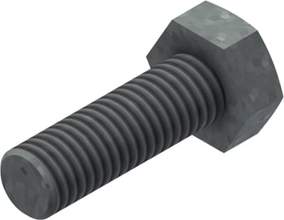 Øglænd System Hexagon Bolt, M8 × 25 mm, Hot-Dip Galvanised