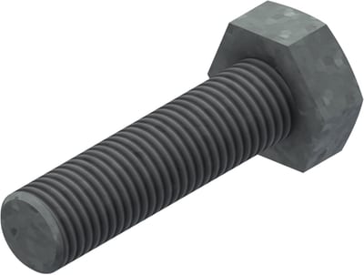 Øglænd System Hexagon Bolt, M8 × 30 mm, Hot-Dip Galvanised