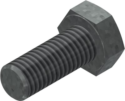 Øglænd System Hexagon Bolt, M10 × 25 mm, Hot-Dip Galvanised