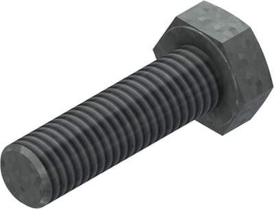 Øglænd System Hexagon Bolt, M10 × 35 mm, Hot-Dip Galvanised