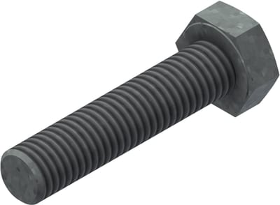 Øglænd System Hexagon Bolt, M10 × 45 mm, Hot-Dip Galvanised