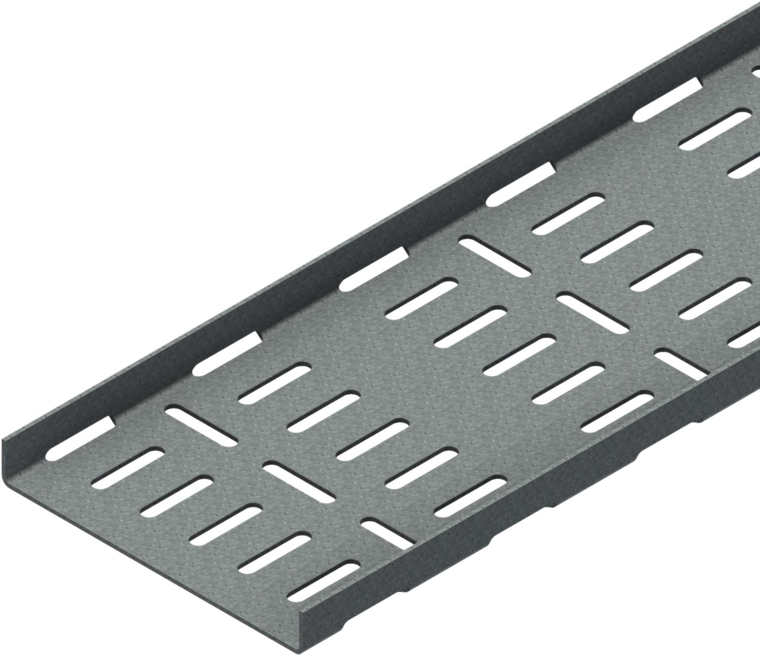 Øglænd System SPBE20 Cable Tray, 150 × 20 mm, 2 mm, 3 m, Hot-Dip Galvanised