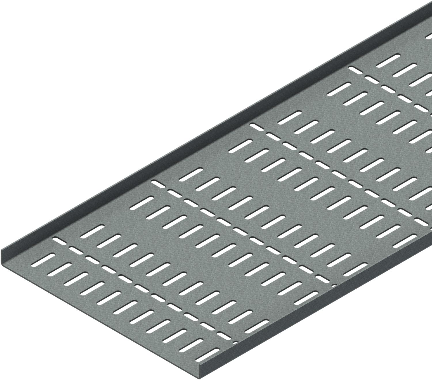 Øglænd System SPBE20 Cable Tray, 300 × 20 mm, 2 mm, 3 m, Hot-Dip Galvanised
