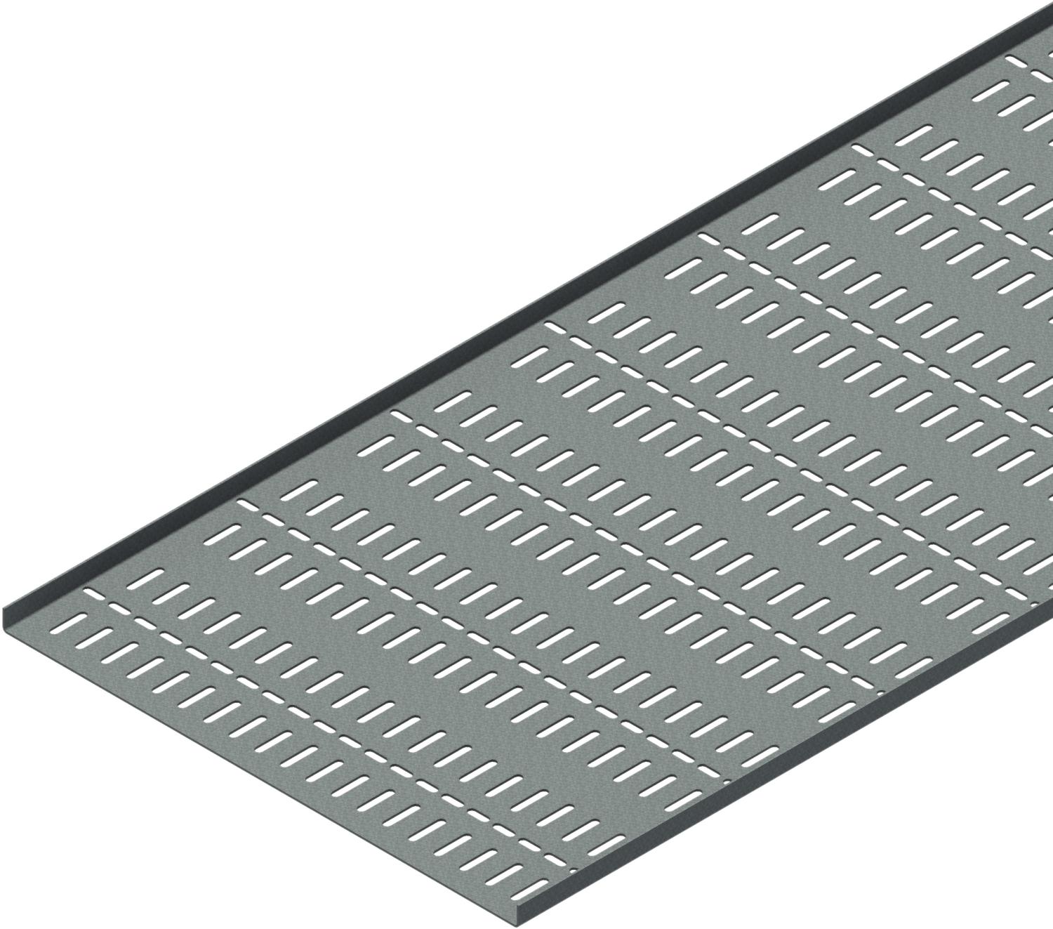 Øglænd System SPBE20 Cable Tray, 500 × 20 mm, 2 mm, 3 m, Hot-Dip Galvanised