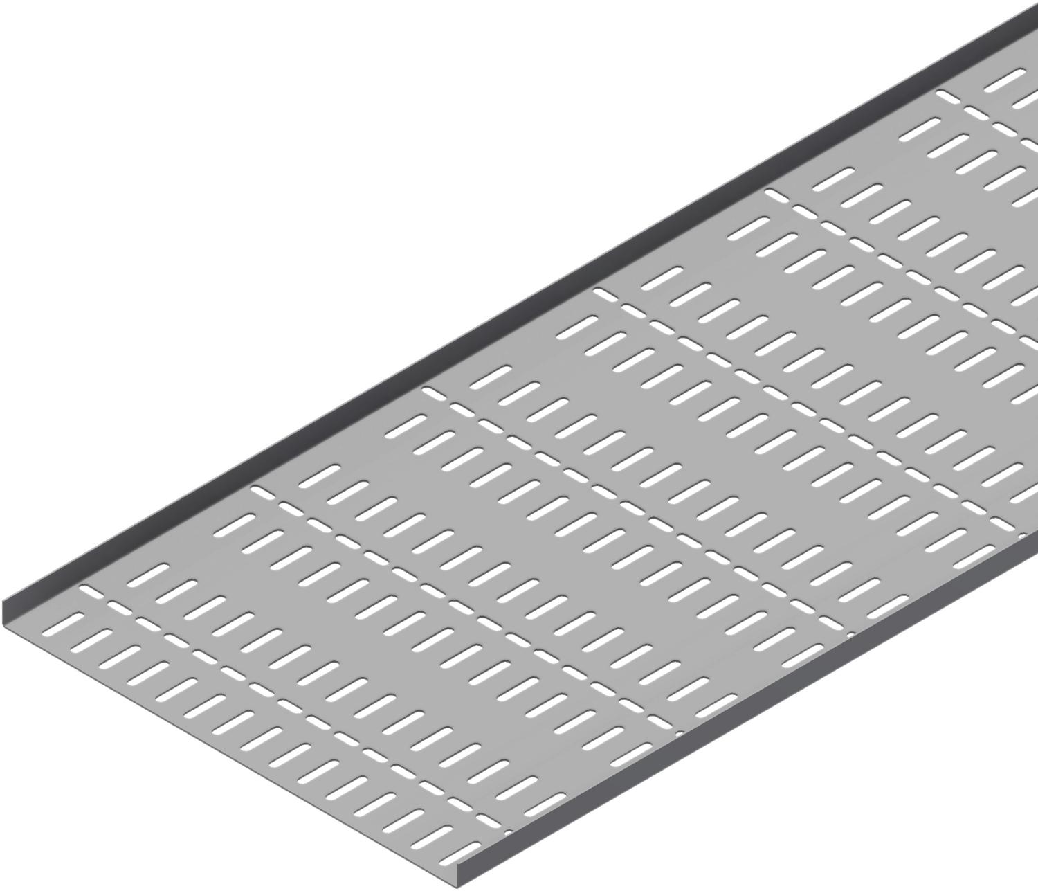 Øglænd System SPBE20 Cable Tray, 400 × 20 mm, 1.5 mm, 3 m, Stainless Steel 316