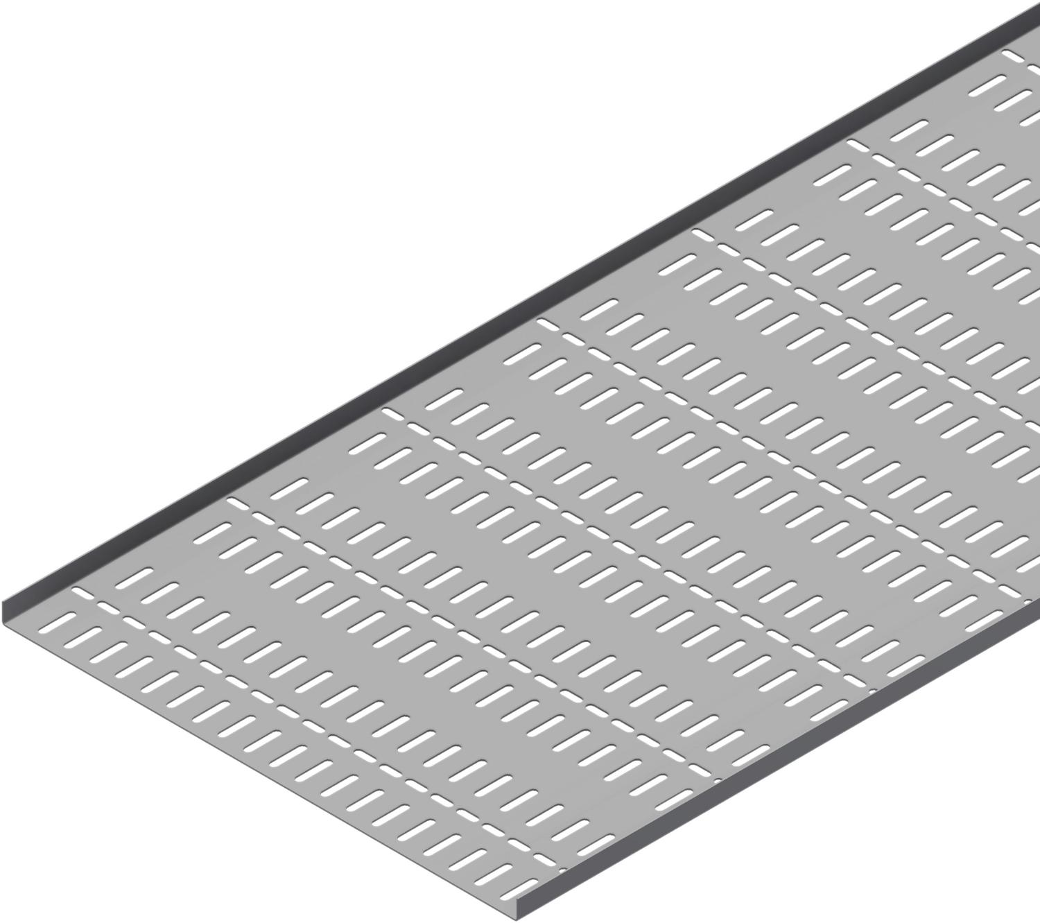 Øglænd System SPBE20 Cable Tray, 500 × 20 mm, 1.5 mm, 3 m, Stainless Steel 316