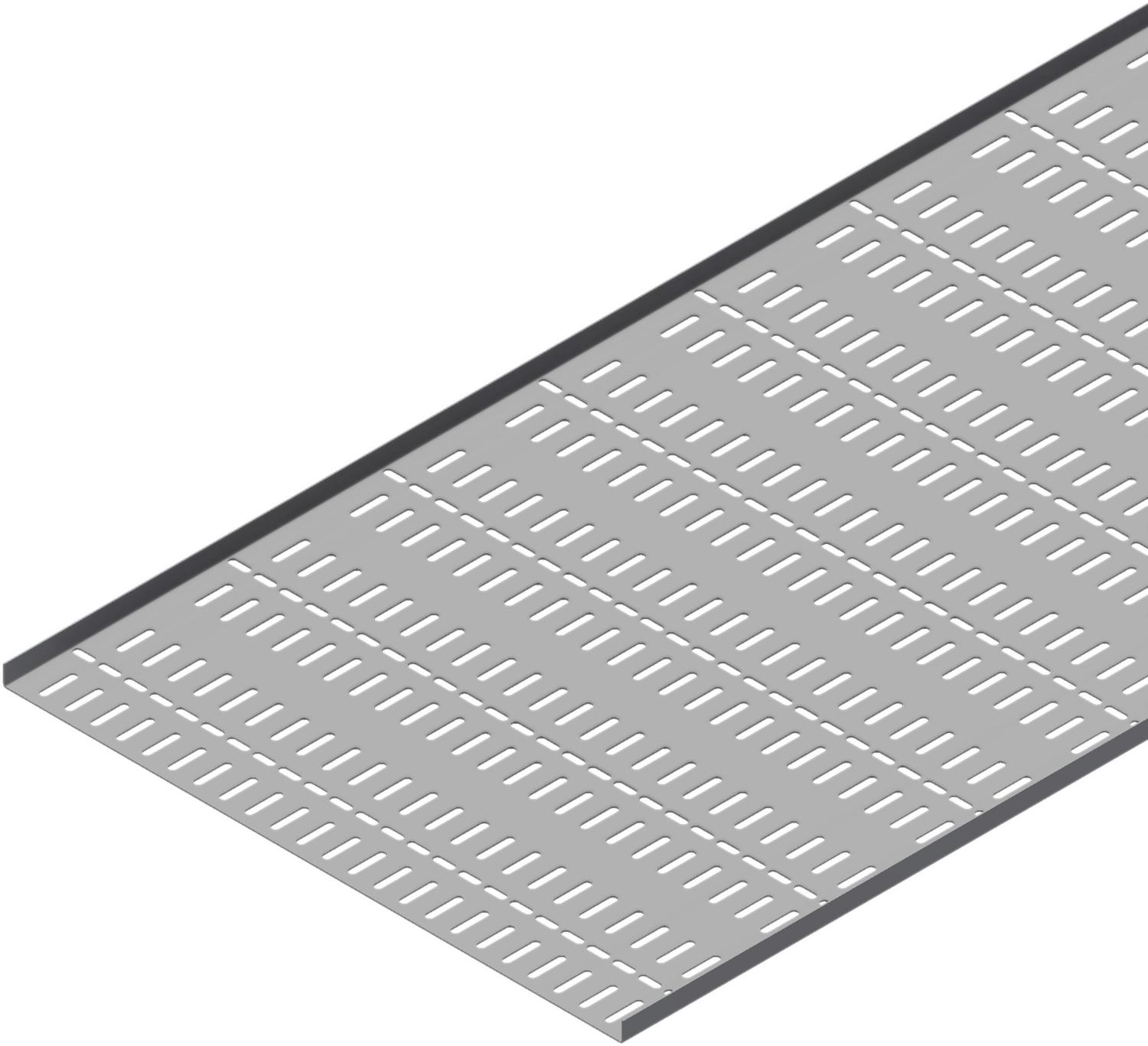 Øglænd System SPBE20 Cable Tray, 600 × 20 mm, 1.5 mm, 3 m, Stainless Steel 316
