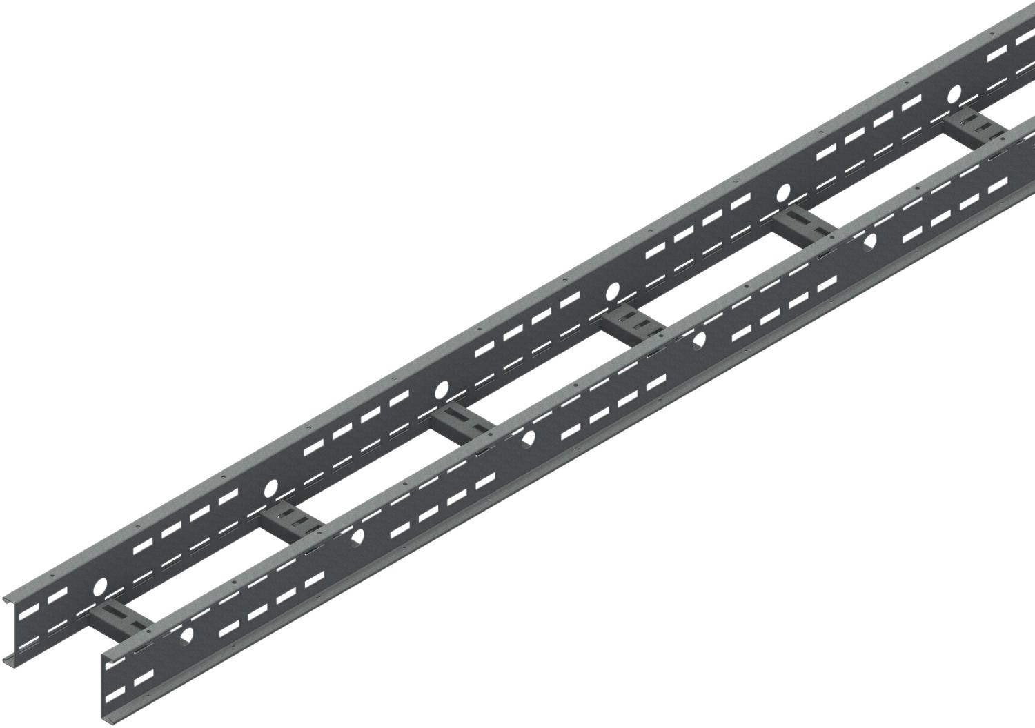 Øglænd System OE100 Cable Ladder, 196 mm, 3 m, Hot-Dip Galvanised