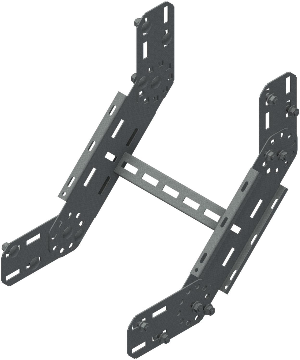Øglænd System OE100 Riser, 300 mm, Hot-Dip Galvanised