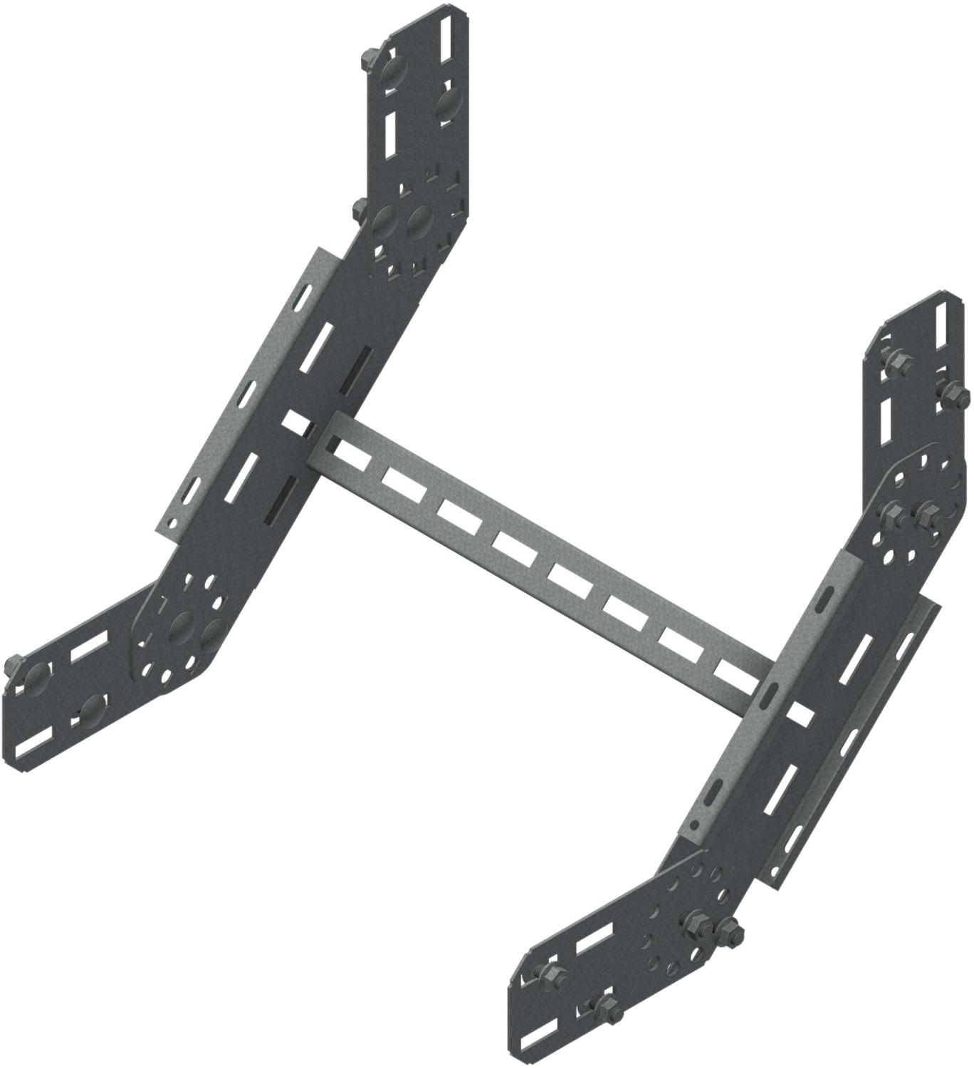 Øglænd System OE100 Riser, 450 mm, Hot-Dip Galvanised