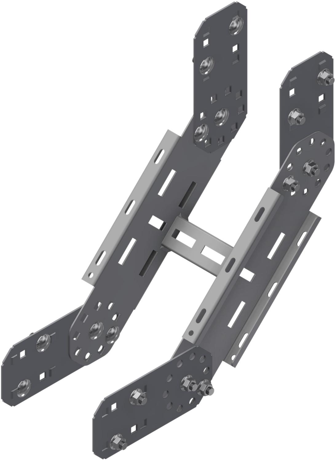 Øglænd System OE100 RI1-MO-150 SS Stainless Cable Ladder Riser 150 mm