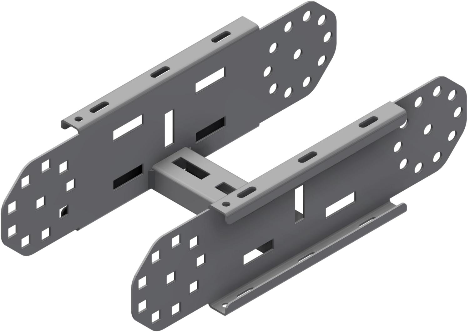 Øglænd System OE100 Riser, 150 mm, Stainless Steel
