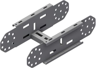 Øglænd System OE100 Riser, 150 mm, Stainless Steel