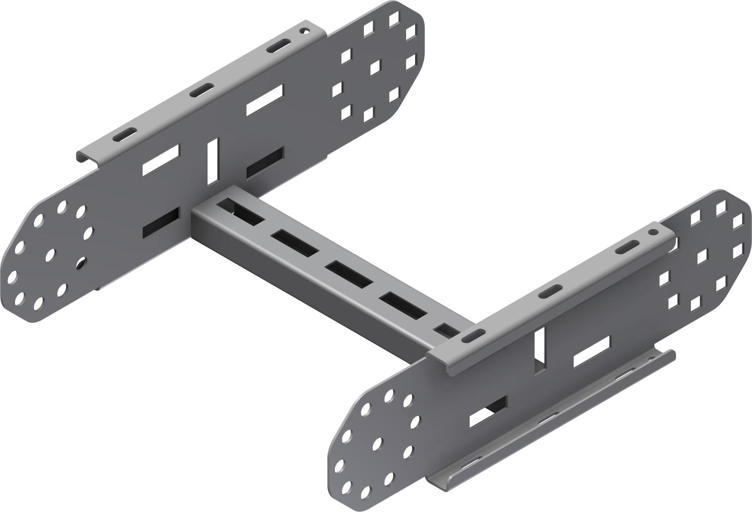 Øglænd System OE100 Riser, 300 mm, Stainless Steel