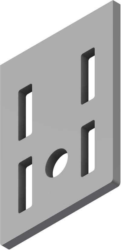 Øglænd System Mekano Starter Bracket, 125 mm, Stainless Steel