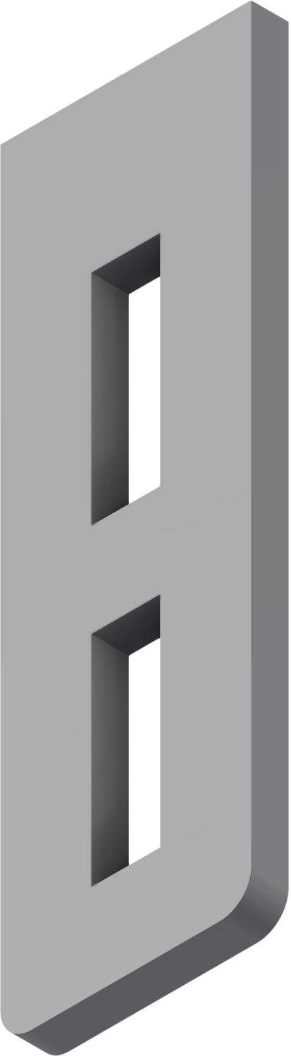 Øglænd System Mekano Starter Bracket, 125 mm, Stainless Steel