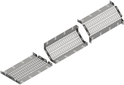 Øglænd System SPB40 Riser, 500 mm, Stainless Steel