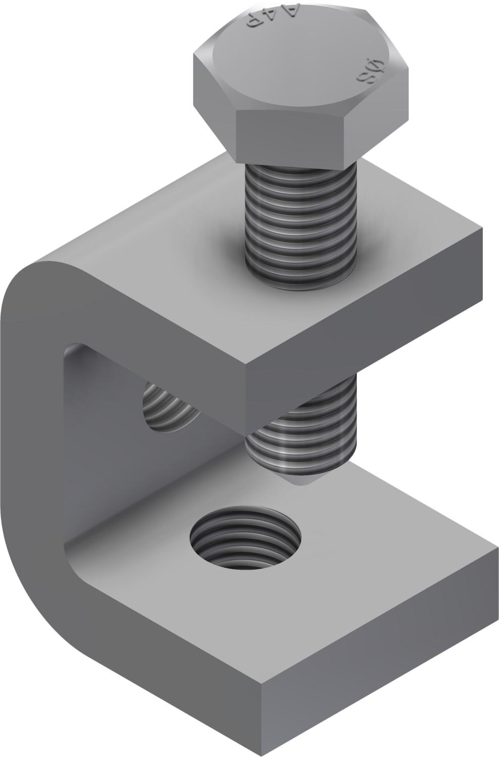 Øglænd System Beam Clamp, M10 × 25 mm, Stainless Steel