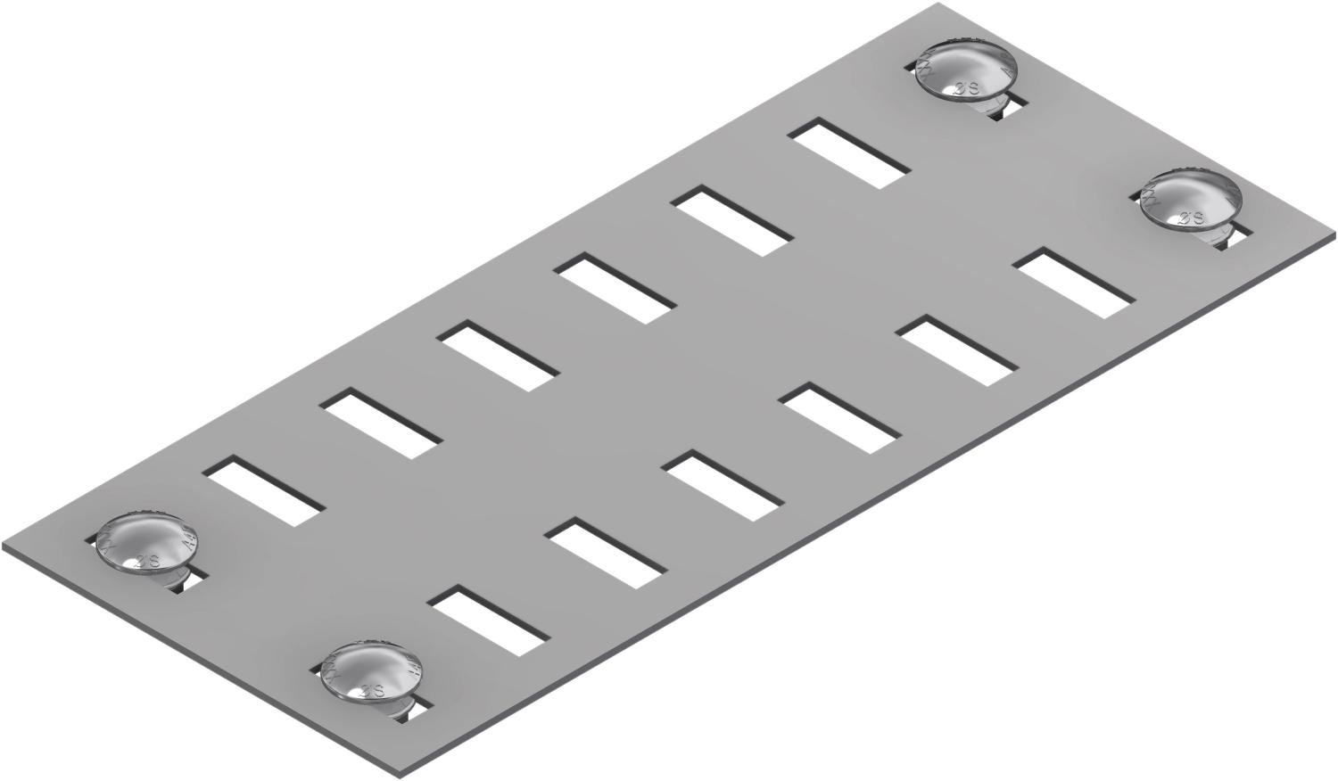 Øglænd System SPB Splice Plate, Stainless Steel
