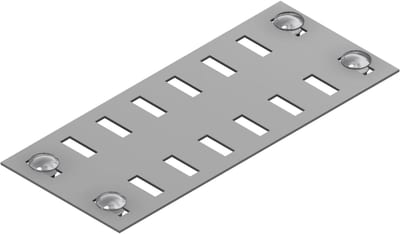 Øglænd System SPB Splice Plate, Stainless Steel