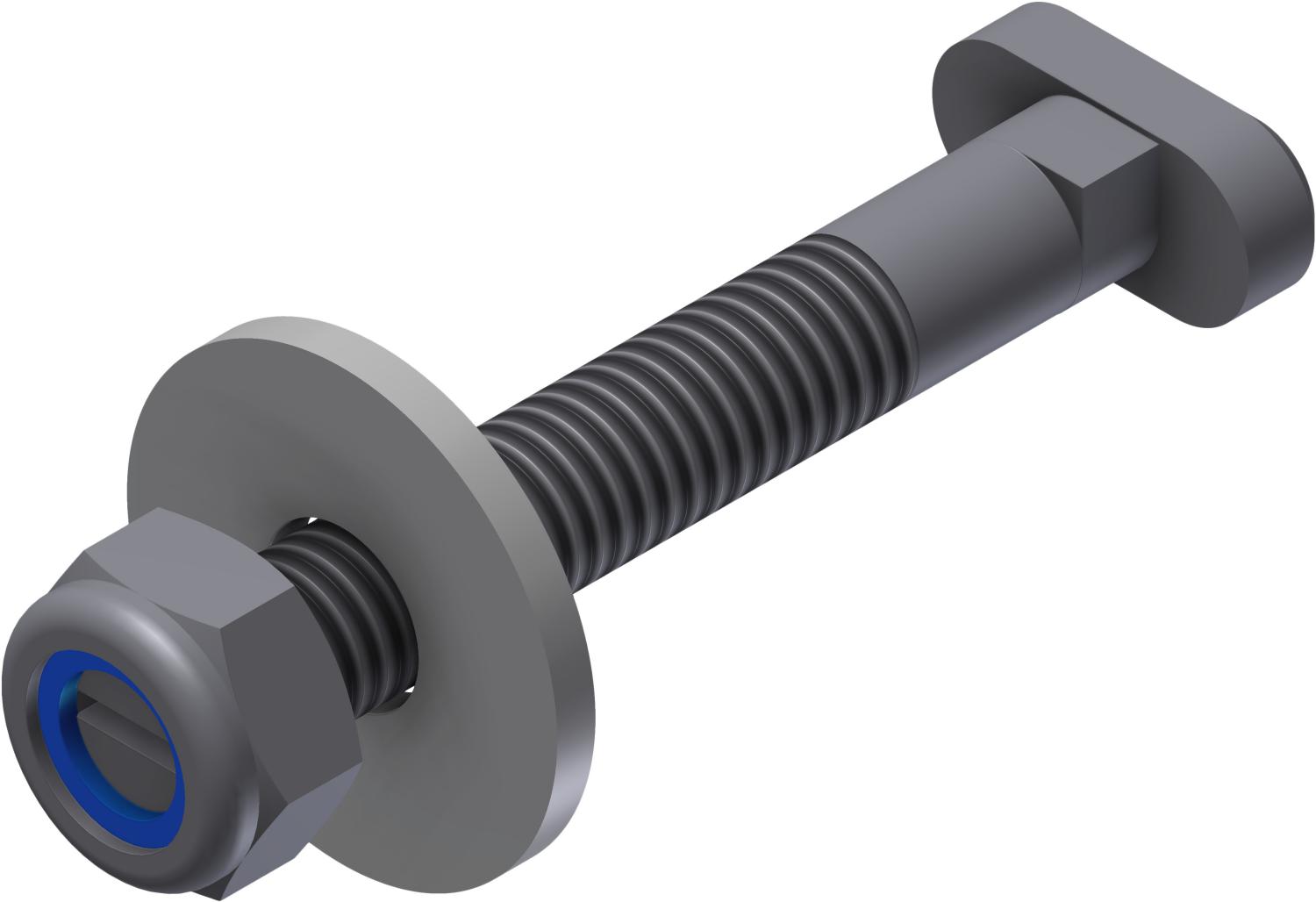T-bolt set ETIN-D TB-SET-LV1-M6X40 A4