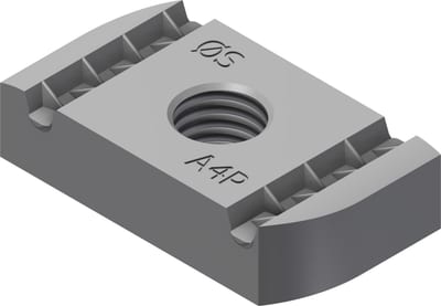 Øglænd System UNO Nut, M10, A4 Stainless