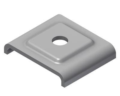 Øglænd System UNO Square Washer, Stainless Steel