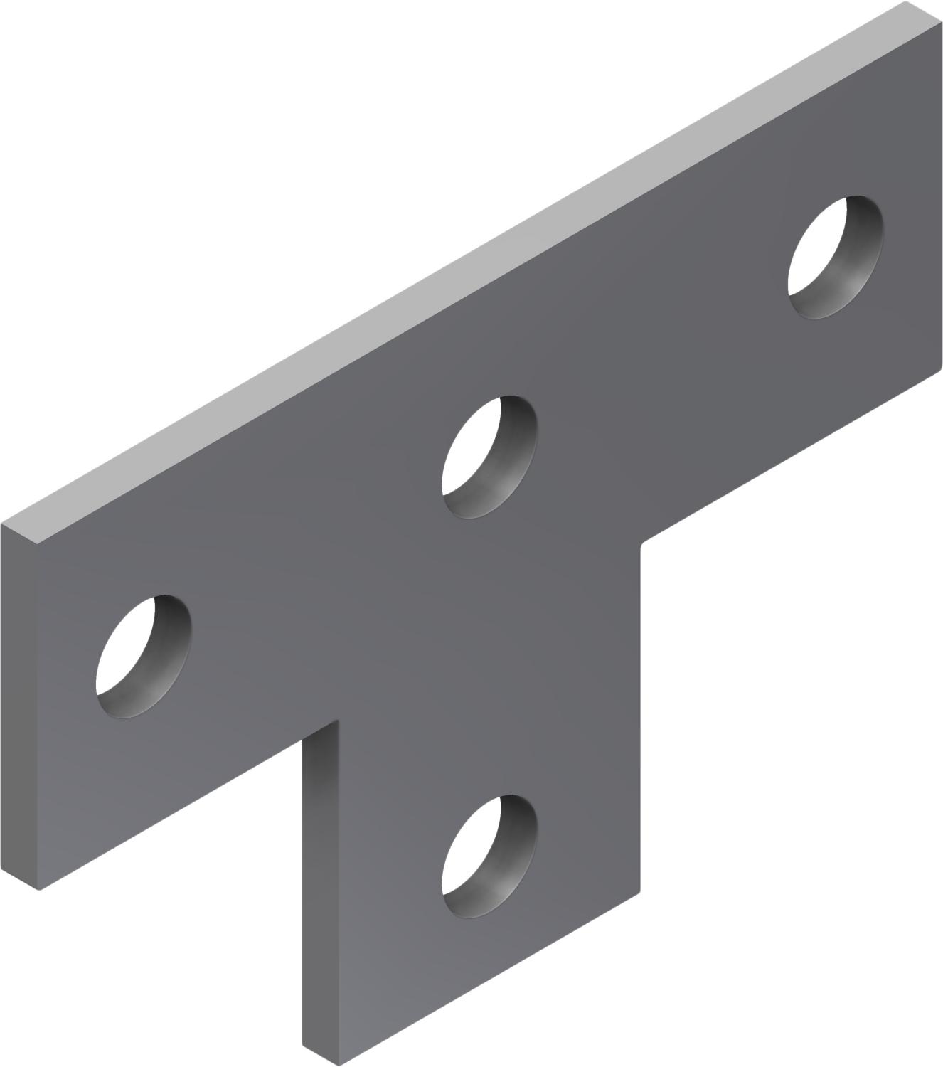 Øglænd System UNO Splice Angle, Stainless Steel