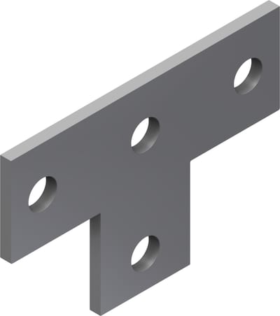 Øglænd System UNO Splice Angle, Stainless Steel