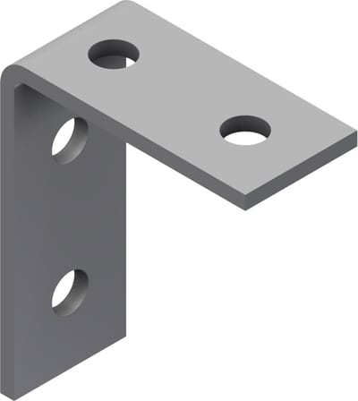 Øglænd System UNO Splice Angle, Stainless Steel