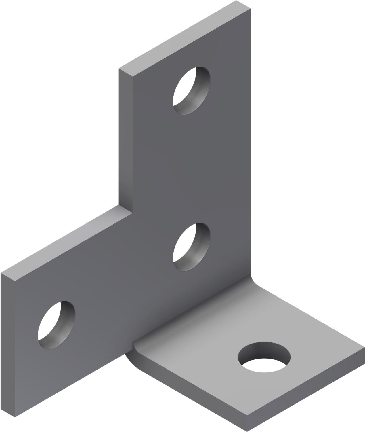Øglænd System UNO Splice Angle, Stainless Steel