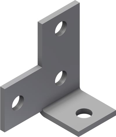 Øglænd System UNO Splice Angle, Stainless Steel