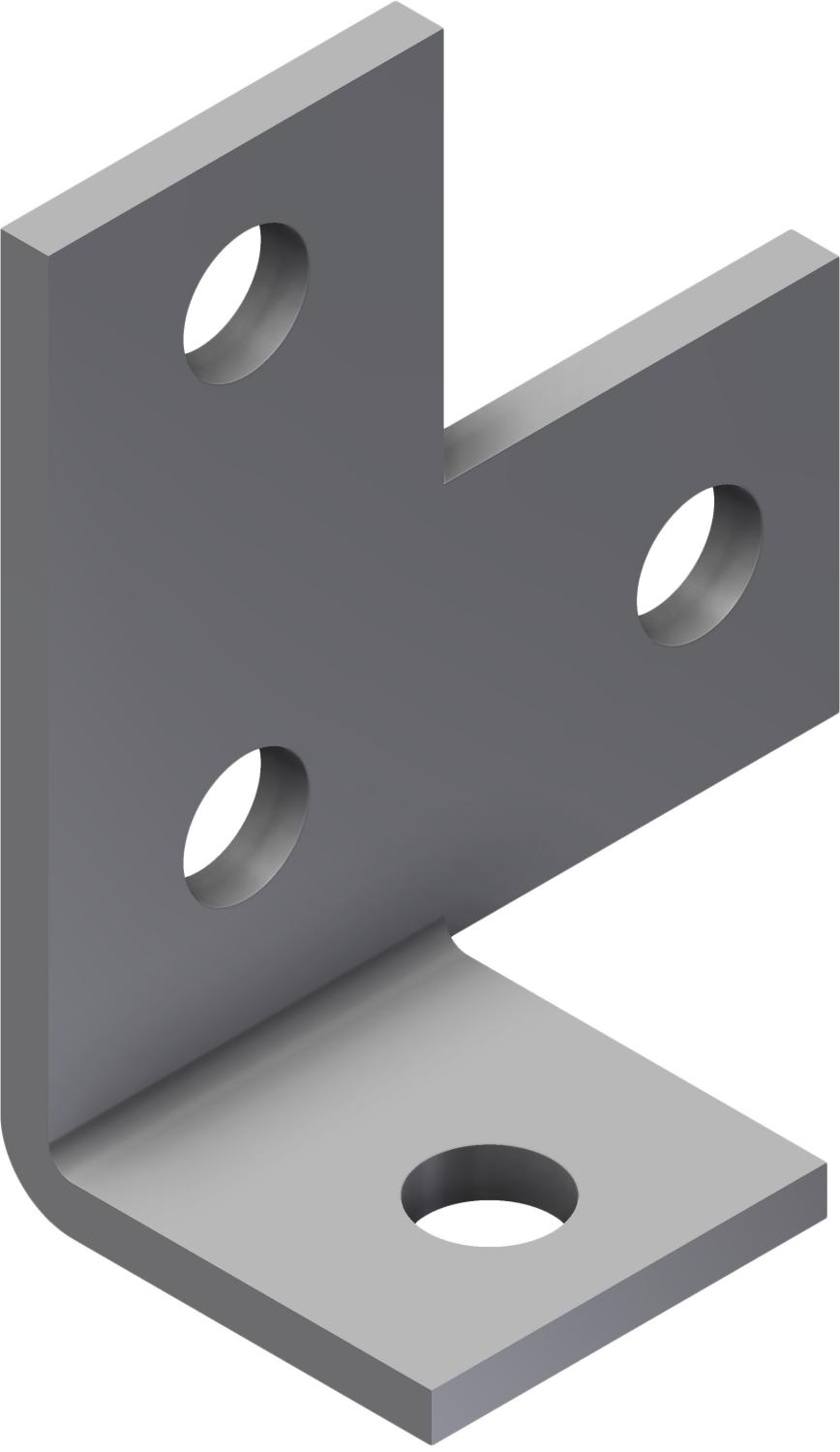 Øglænd System UNO Splice Angle, Stainless Steel
