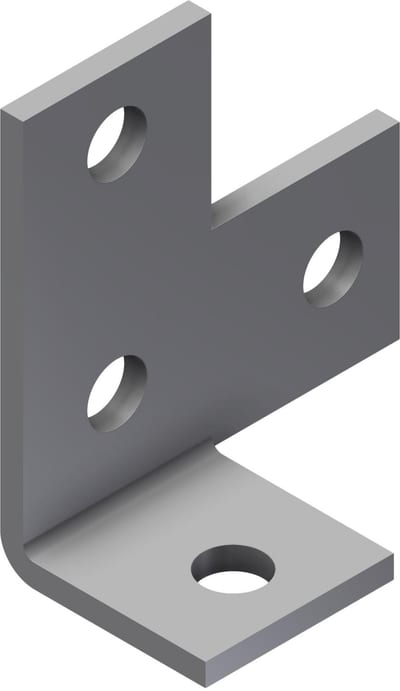 Øglænd System UNO Splice Angle, Stainless Steel