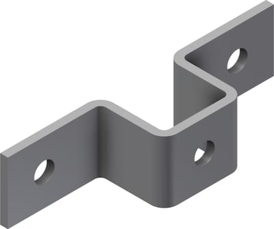 Øglænd System UNO Splice Angle, Stainless Steel
